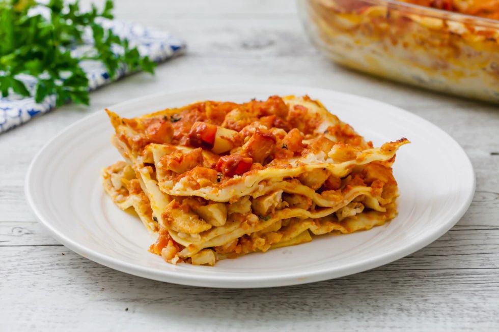 Lasagnetta di pesce crudo