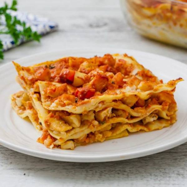 Lasagnetta di pesce crudo